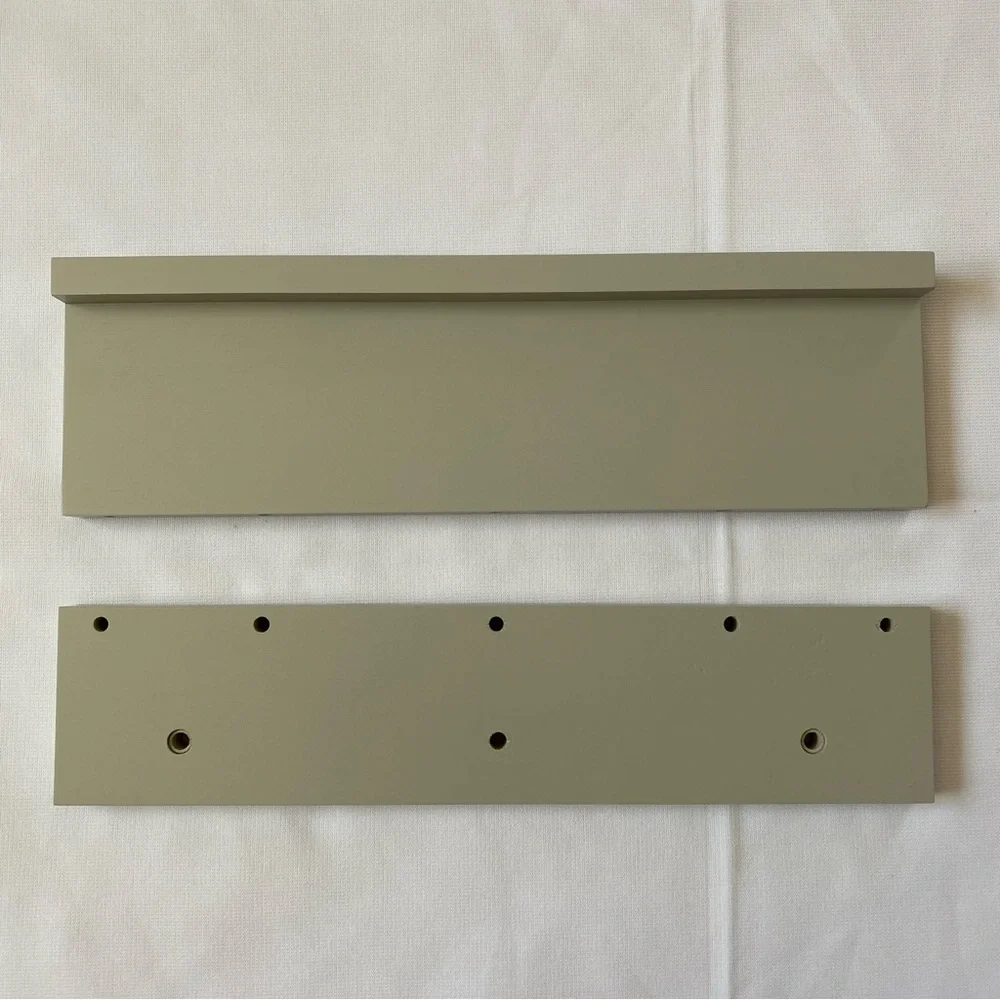Sleek Olive Green Wall Shelf
